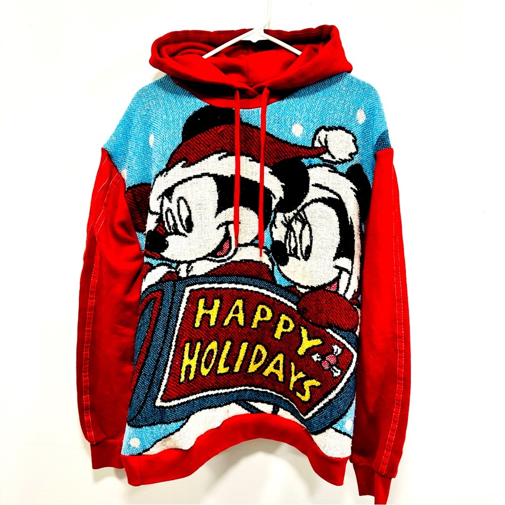Mickey & Minnie mouse sweater Custom-made tapestry blanket Christmas sweatshirt!